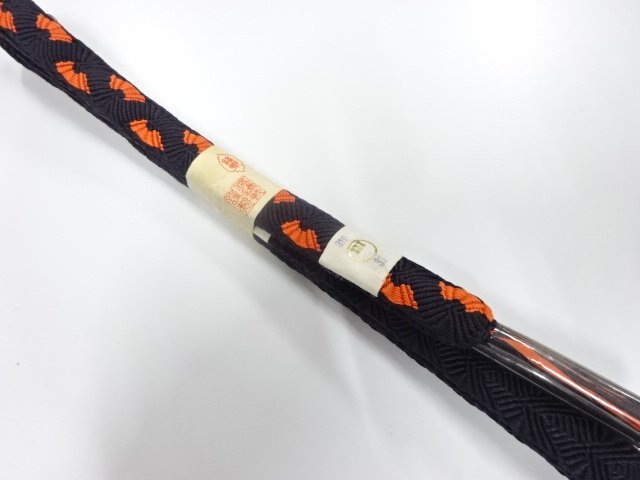 未使用品　正絹　手組帯締め